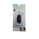 Packaging of ESR tempered glass screen protector set on a white background