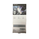 Box for ultra-thin tempered glass screen protector set on a white background