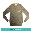 Sacai - Grey Jumper with Buttoned Shoulder Seams - Size 2 - BRAND NEW WITH TAGS