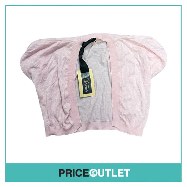 Giambattista Valli - Light Pink Cropped Cardigan - Size XS - BRAND NEW WITH TAGS