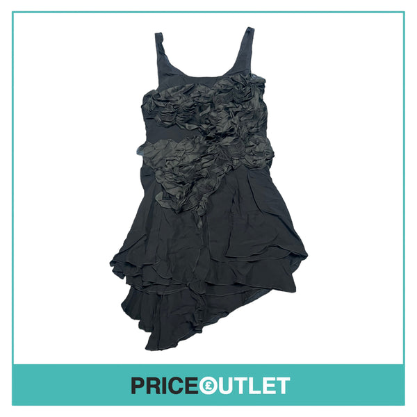 Roberta Furlanetto - Blac Textured Dress - Size 44 - BRAND NEW WITH TAGS