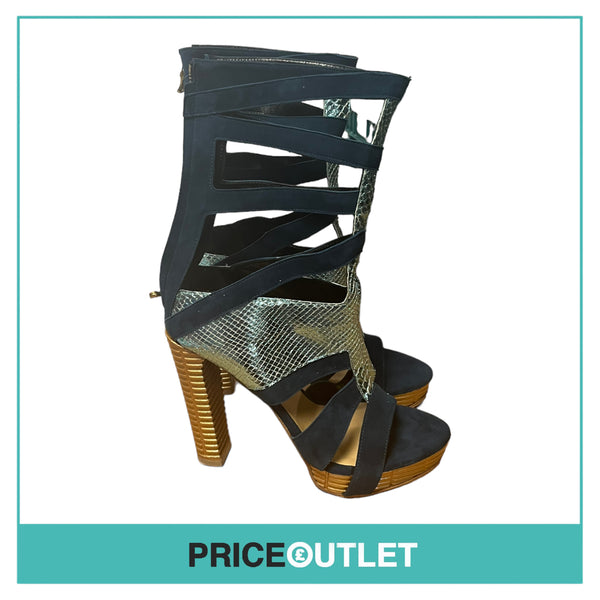 Méchante - Blue Cut Out Heeled Boots - Size 38 - BRAND NEW WITH TAGS