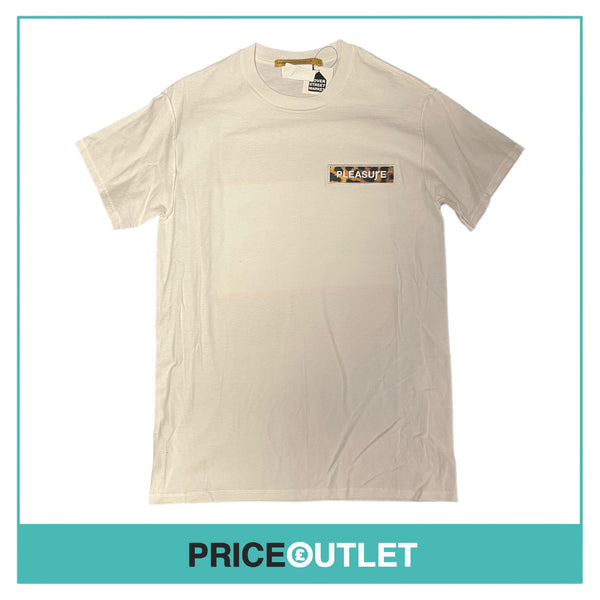 Pleasure - More More More White  T-Shirt - Size XL - BRAND NEW WITH TAGS