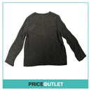 JJSLEE - Black Padded Collar Top - Size 12 - BRAND NEW WITH TAGS