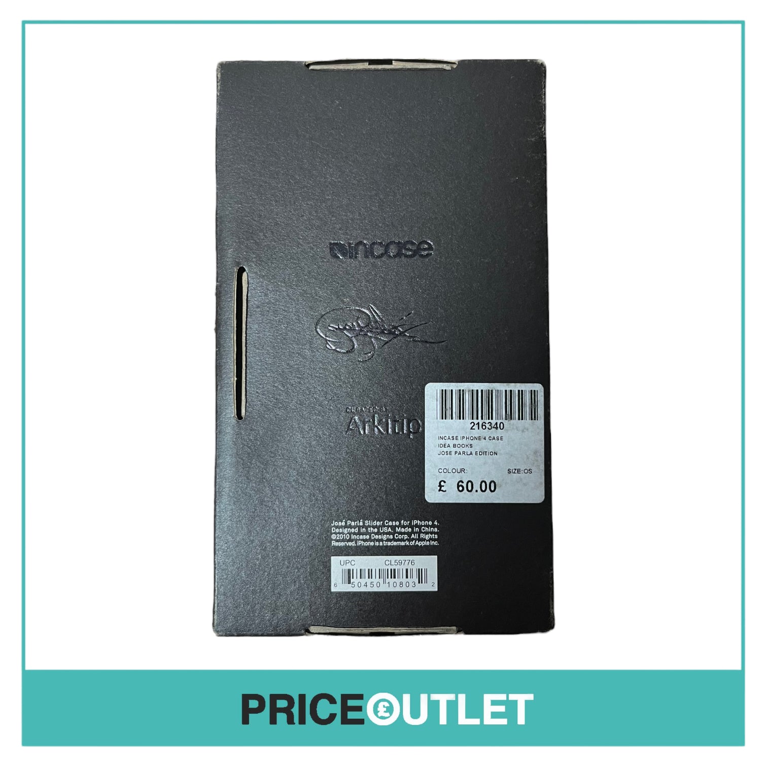 Incase - Jose Parla Phone Case - Size iPhone 4 - BRAND NEW WITH TAGS