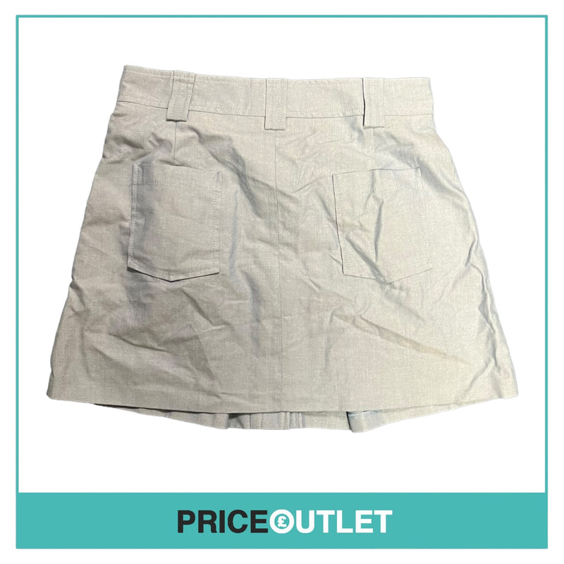 Kitsuné - Light Blue Skirt with Button Centre - Size L - BRAND NEW WITH TAGS