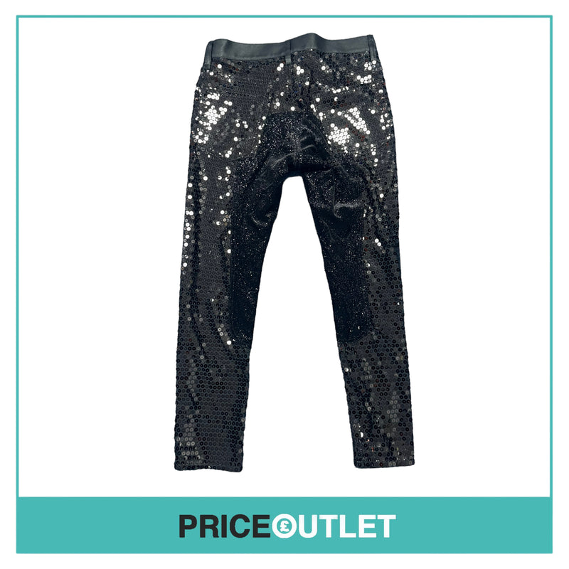 Comme des Garçons Junya Watanabe - Ladies Black Sequin Trousers - Size XS - BRAND NEW WITH TAGS