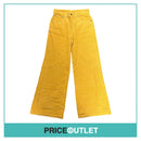 Kickers - Womens Mustard Yellow Wide Leg Cord Trousers - Size 28 - BRAND NEW