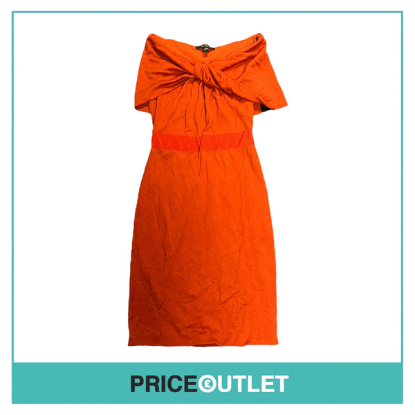 Giambattista Valli - Burnt Orange Jesery Dress - Size S - BRAND NEW WITH TAGS