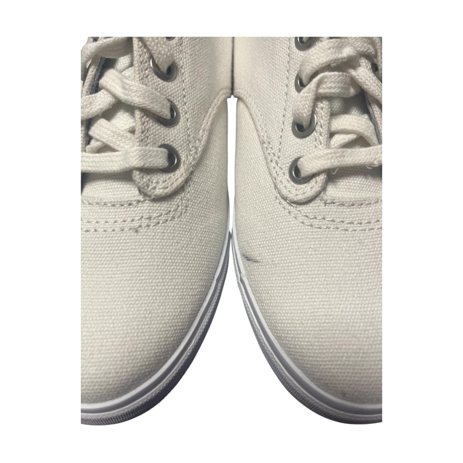 Seavees - Womens White Canvas Trainers - Size 6 - BRAND NEW