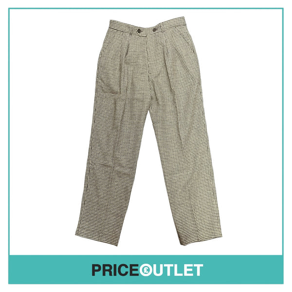 Manors Golf - Houndstooth Trousers - Navy Mix - Size 30 - BRAND NEW WITH TAGS