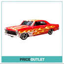 Hot Wheels Flames - '66 Chevy Nova (Red) - Damaged Box