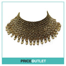 Dhiral's Creations - Gold Earrings, Choker and Headpiece Jewellery Set - BRAND NEW IN BAG