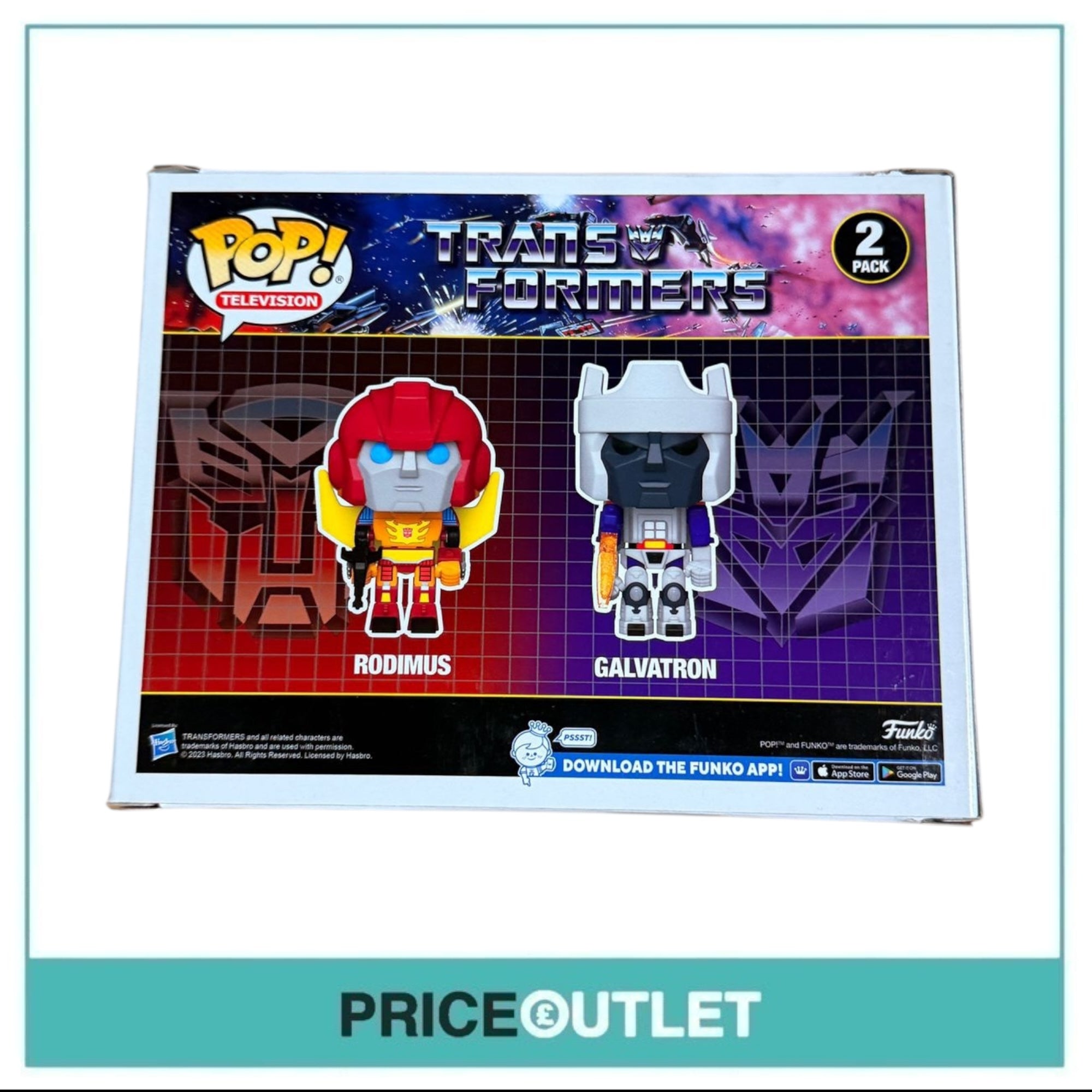 Funko - Transformers - Rodimus & Galvatron 2 Pack (Slightly Damaged)