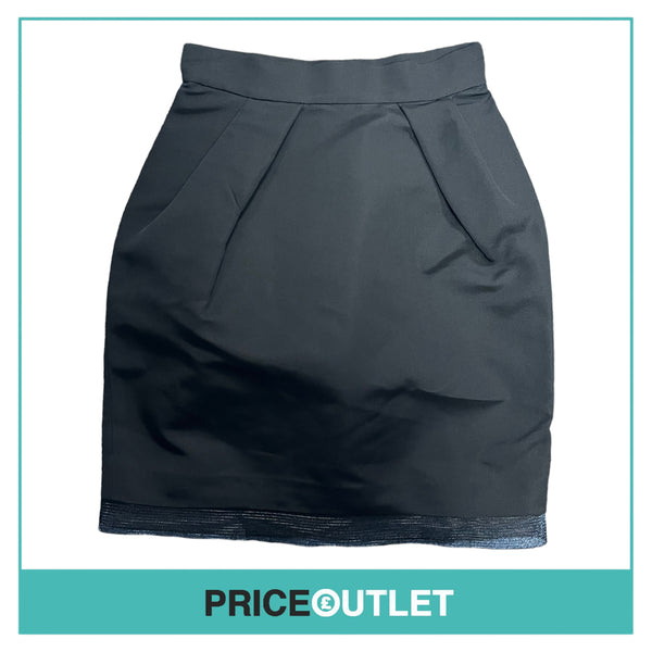 Marios Schwab - Black Thunderstorm Skirt - Size 10 - BRAND NEW WITH TAGS