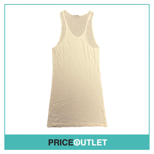 Clu - White Basic Tank Top - Size S - BRAND NEW WITH TAGS