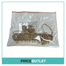 Dhiral's Creations - Gold Earrings, Choker and Headpiece Jewellery Set - BRAND NEW IN BAG