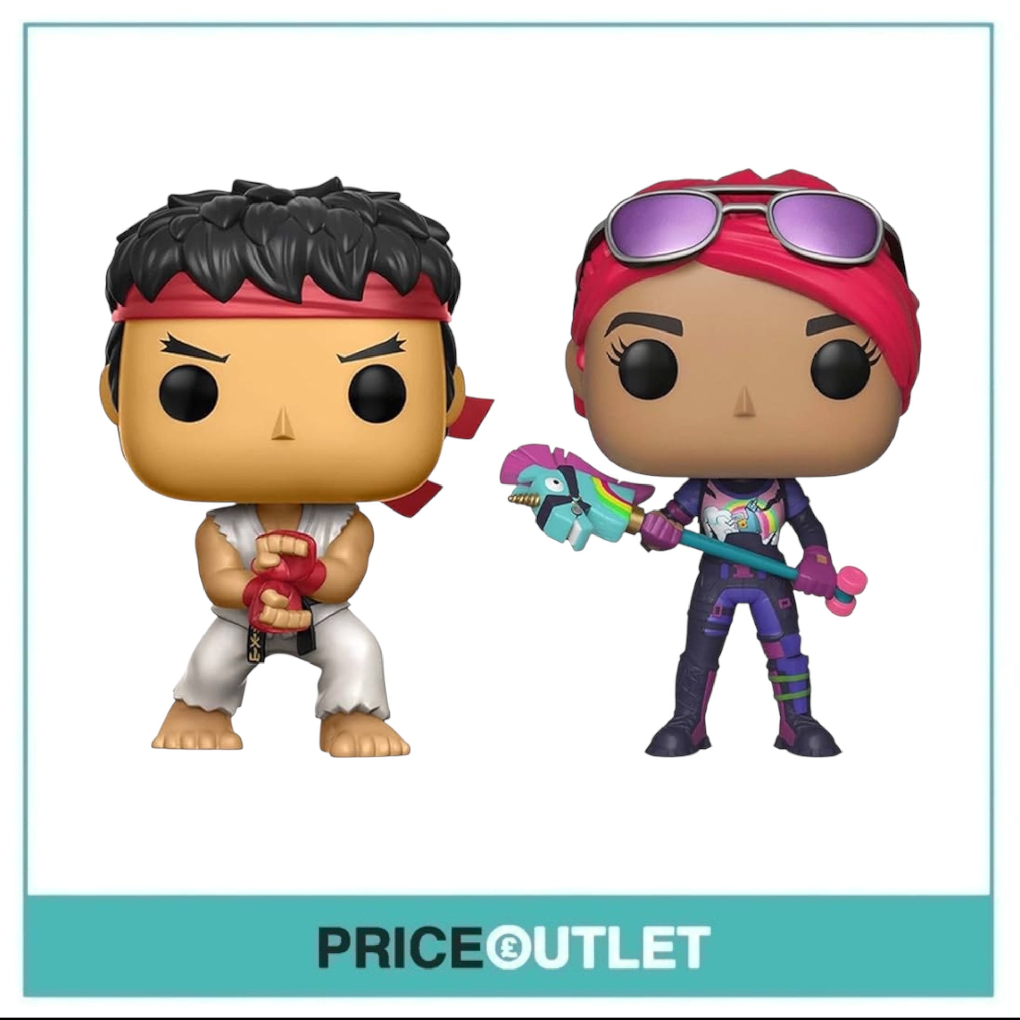 Funko - Fortnite - Ryu & Brite Bomber 2 Pack (Slightly Damaged)