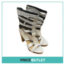Méchante - White Cut Out Heeled Boots - Size 37 - BRAND NEW WITH TAGS
