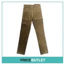 3Man - Dark Brown Skinny Jeans with White Stitching - Size S/M - BRAND NEW WITH TAGS