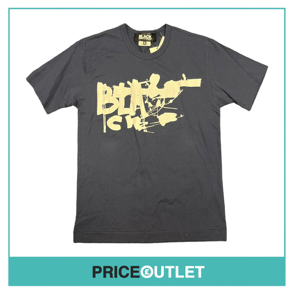 Comme des Garçons Black - Mens Navy Logo T-Shirt - Size M - BRAND NEW WITH TAGS