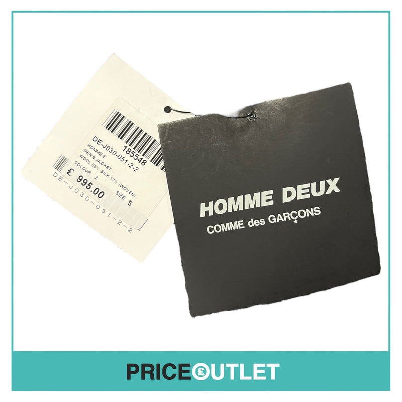 Comme des Garçons Homme Deux - Mens Grey Blazer - Size S - BRAND NEW WITH TAGS