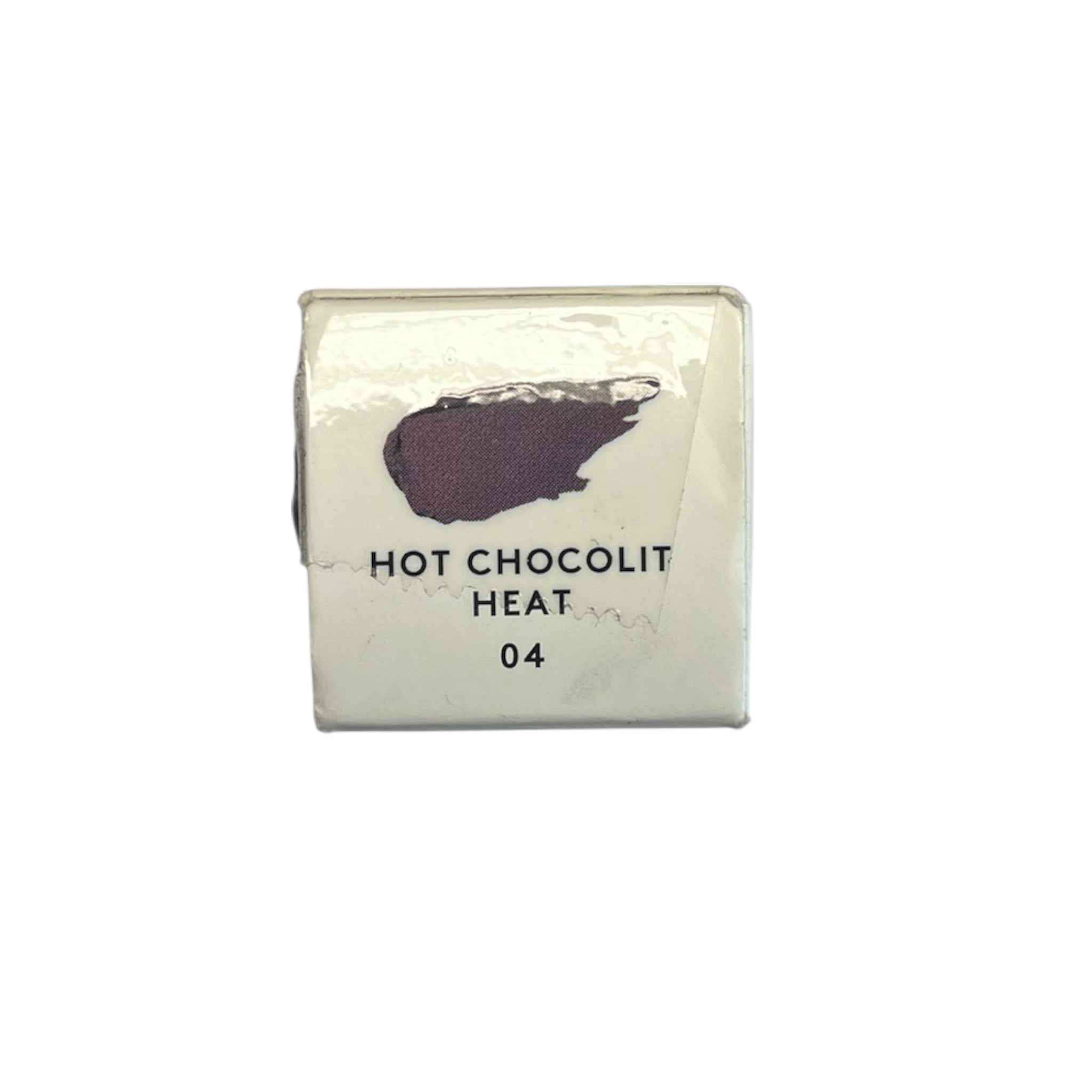 Square container of hot chocolate mix with brand logo on a white background