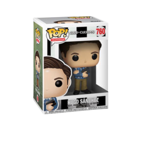 Funko Pop! vinyl figure in packaging with 'Hugo Sanchez' text on a white background