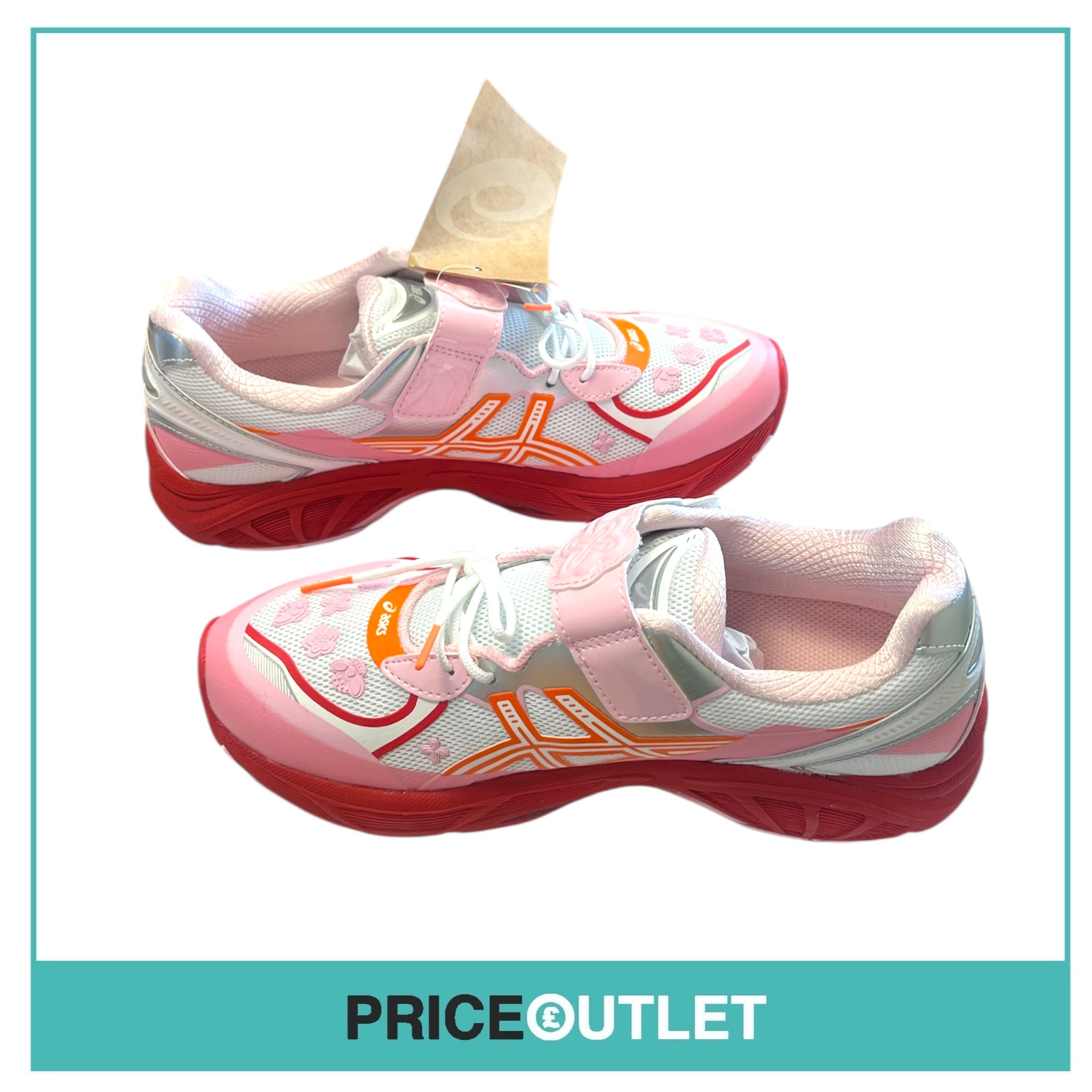 Asics - Cecilie Bahnsen - GT-2160 Trainers in White & Habanero- Size UK 6.5 Men’s/ 7 women’s - BRAND NEW