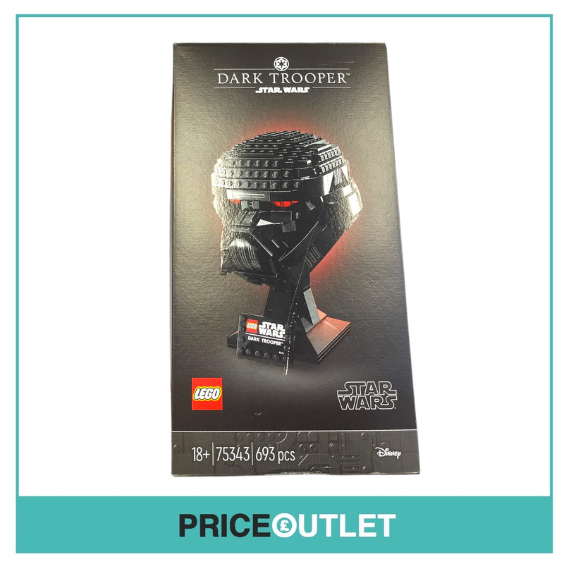Lego - Star Wars Dark Trooper Helmet - BRAND NEW (Damaged)