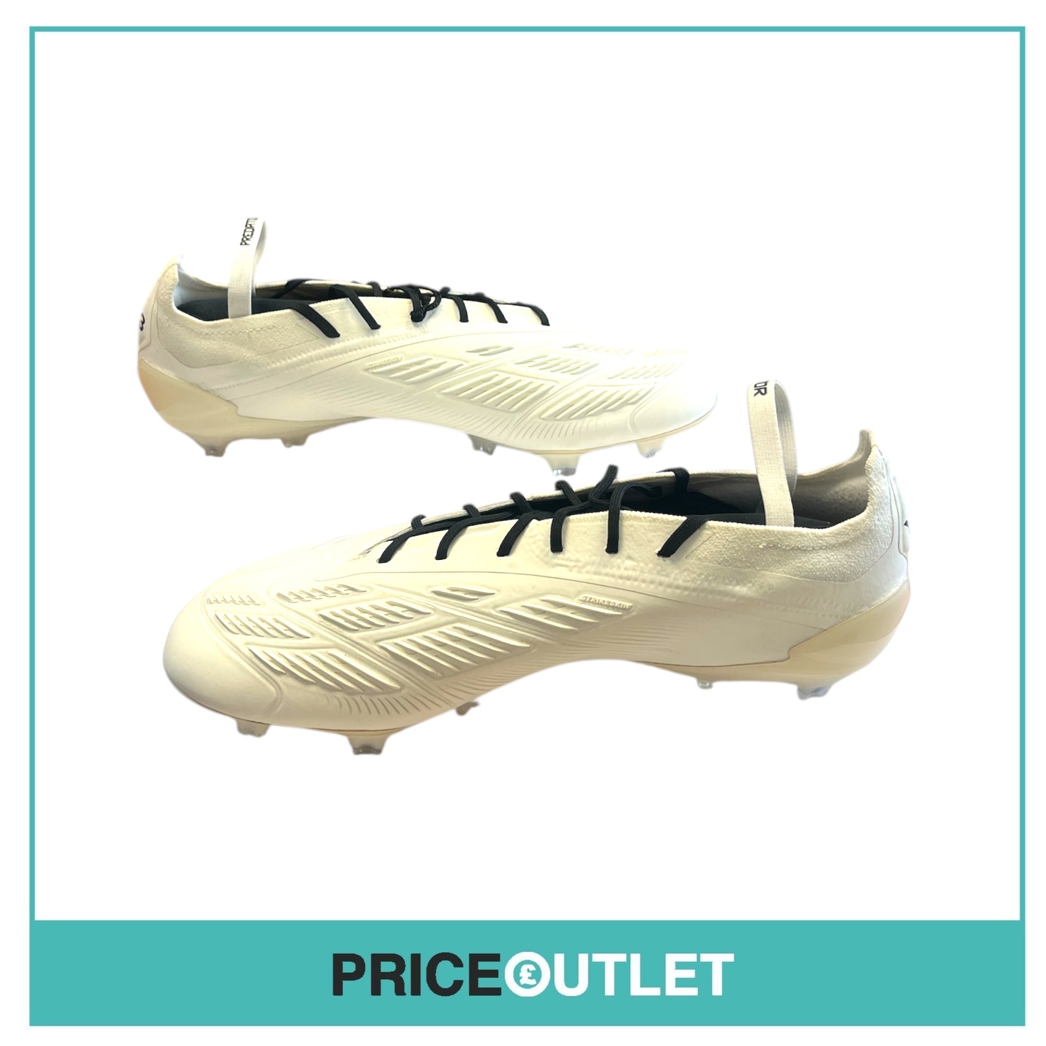 Adidas - Predator Elite FG Y-3 - White Boots - Size UK 9.5 BRAND NEW