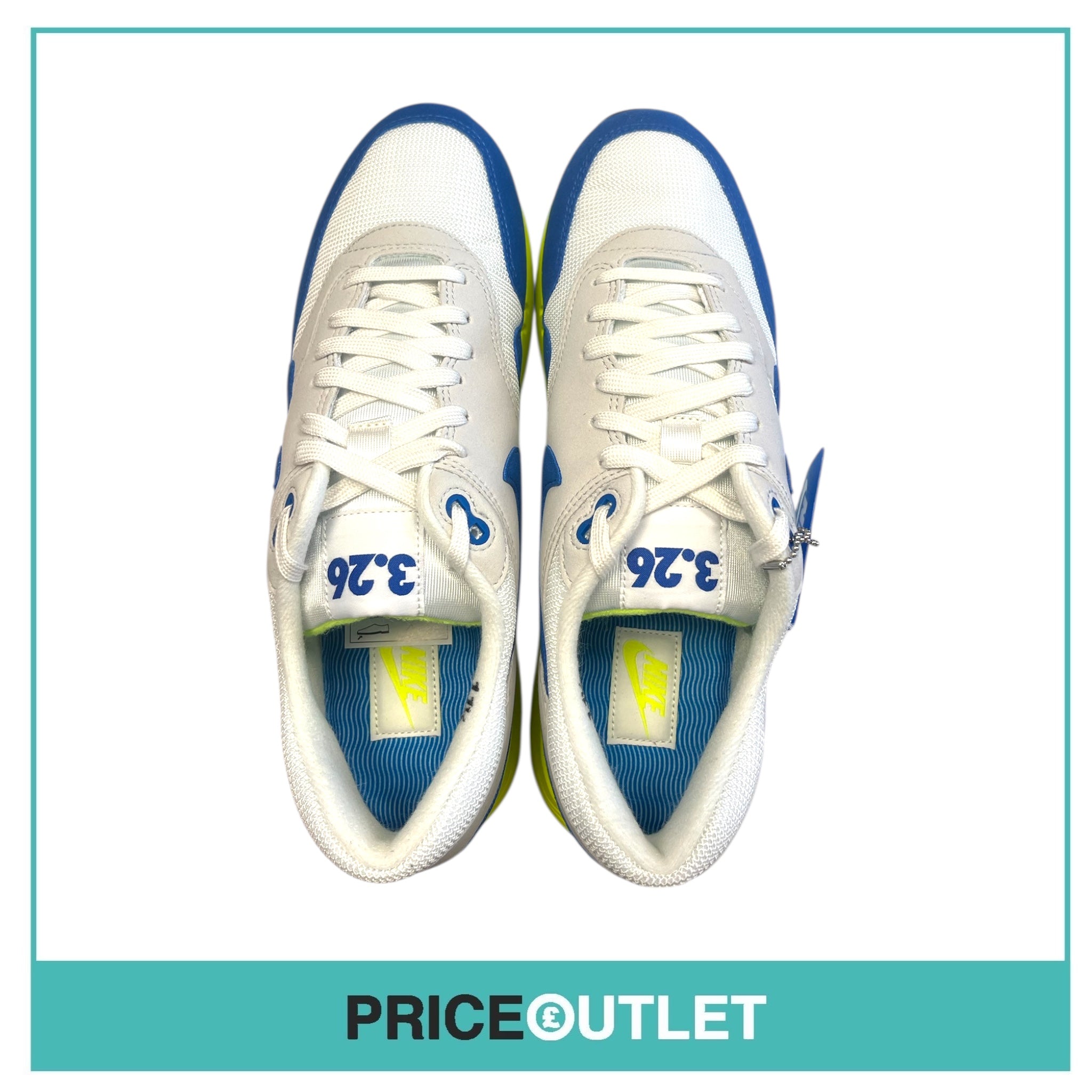 Nike - Air Max 1 ‘86 OG - Sail & Royal Blue - Size UK 10.5 - BRAND NEW