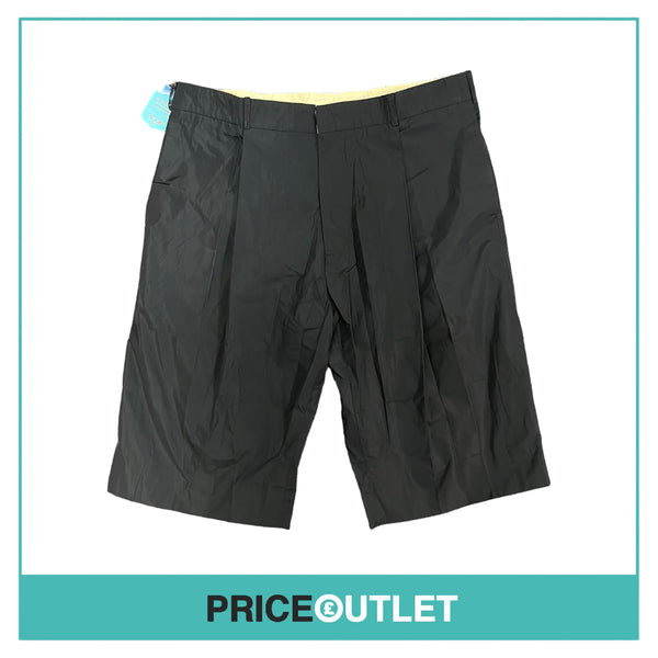 Lou Dalton - Navy Front Pleated Shorts - Size S - BRAND NEW WITH TAGS