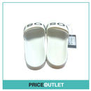 Hugo Boss - Boss White Logo Sliders - Size UK 9 - BRAND NEW (Slight Damage)
