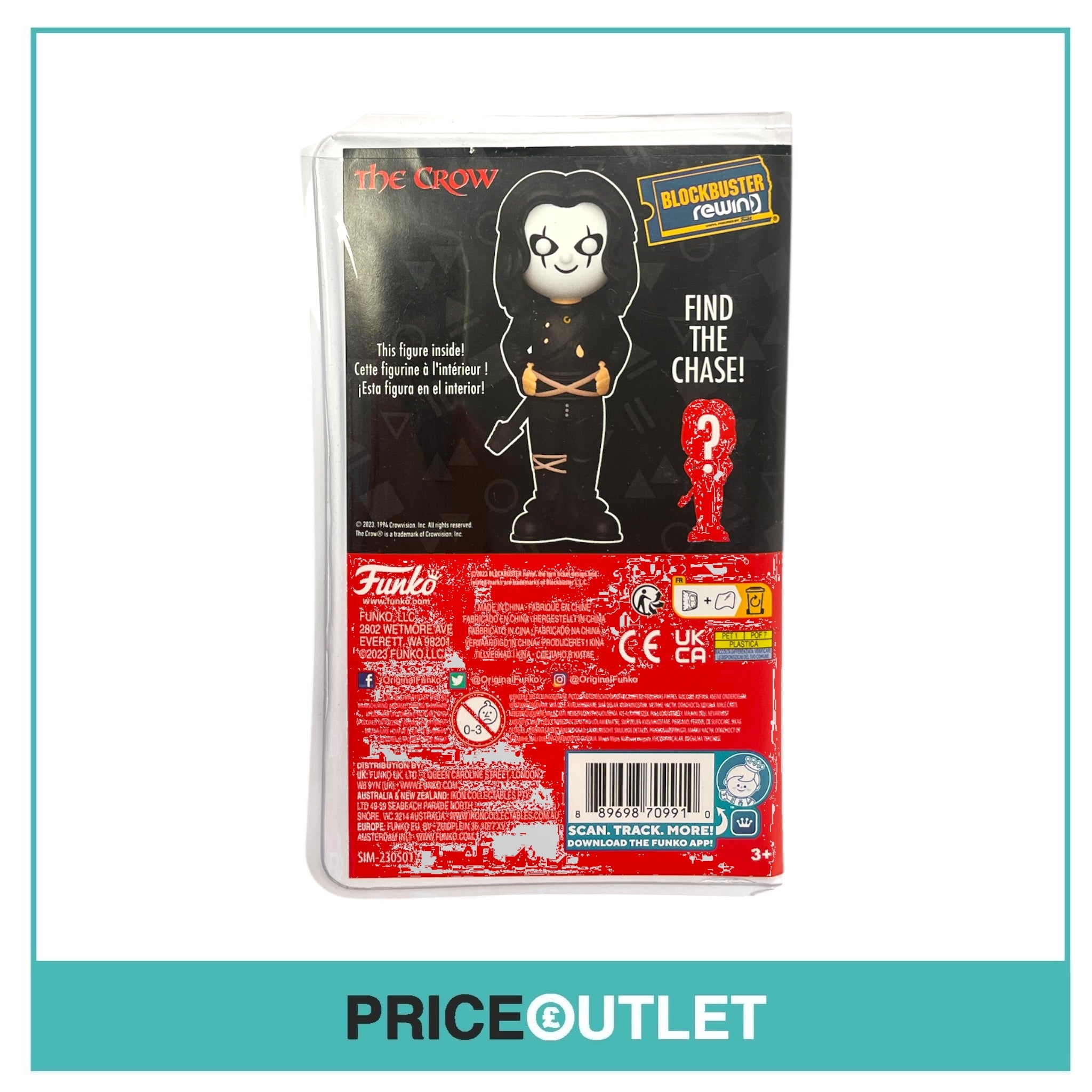 Funko - The Crow - Eric Draven Blockbuster Rewind (Special Edition)(Damaged)