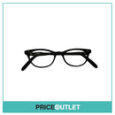 Clear Lens Black Crack Effect Glasses