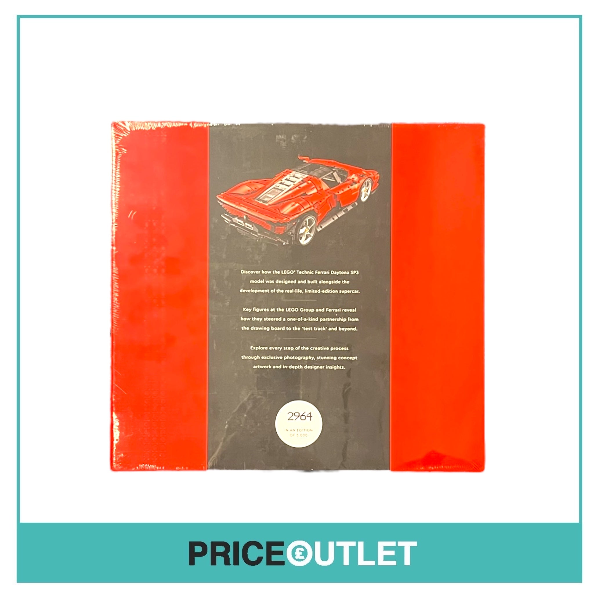 Lego - Technic Ferrari - Daytona SP3 Book - The Sense Of Perfection (Limited Edition) - BRAND NEW & SEALED