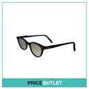 Clear Lens Black Crack Effect Glasses