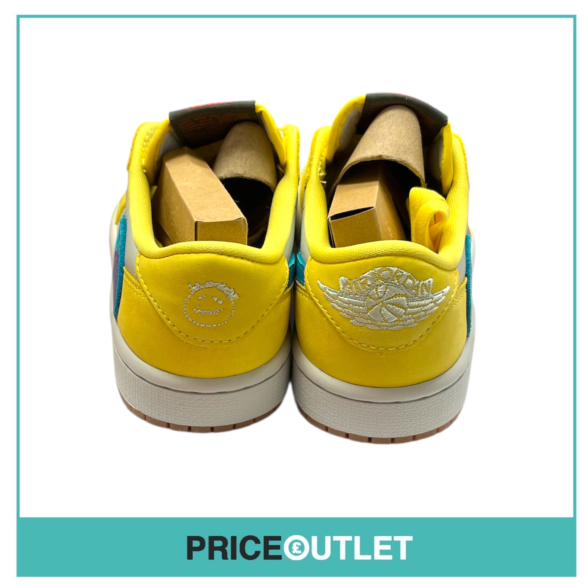 Air Jordan 1 Retro Low OG x Travis Scott Wmns 'Canary' - UK 2.5