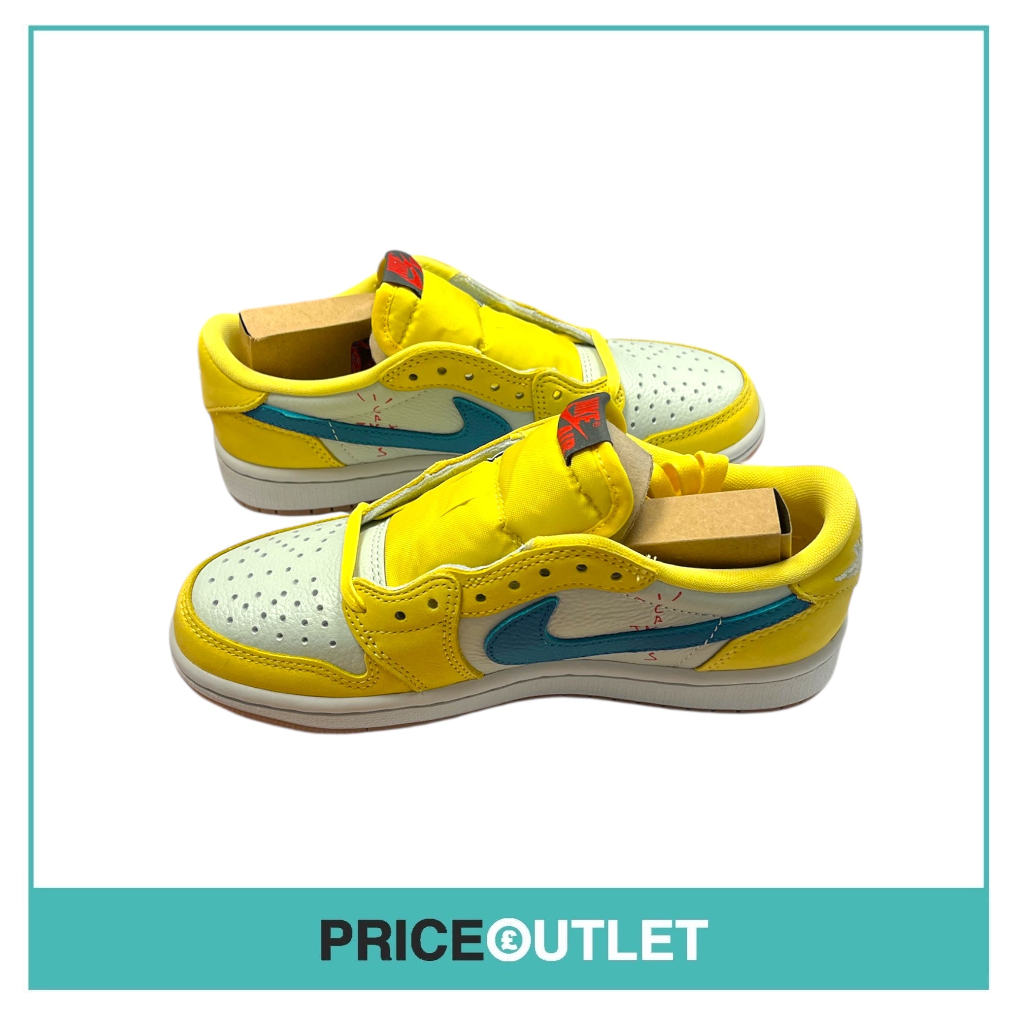 Air Jordan 1 Retro Low OG x Travis Scott Wmns 'Canary' - UK 2.5