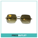 White and Gold Rim Sunglasses RRP £325