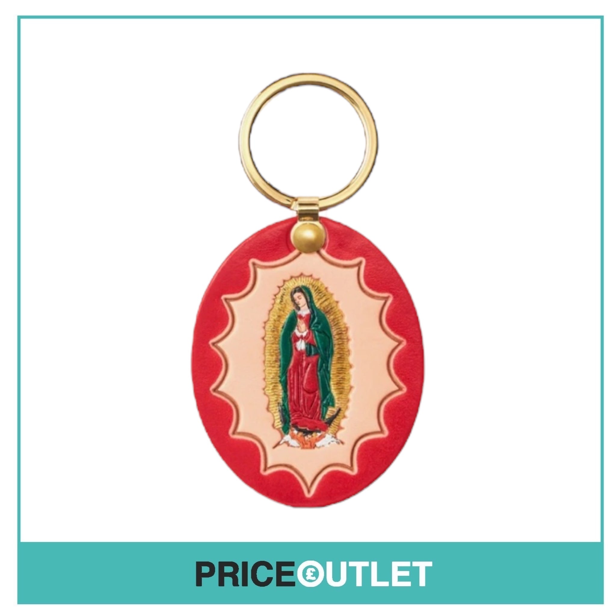 Supreme - Guadalupe Leather Keychain - BRAND NEW & SEALED