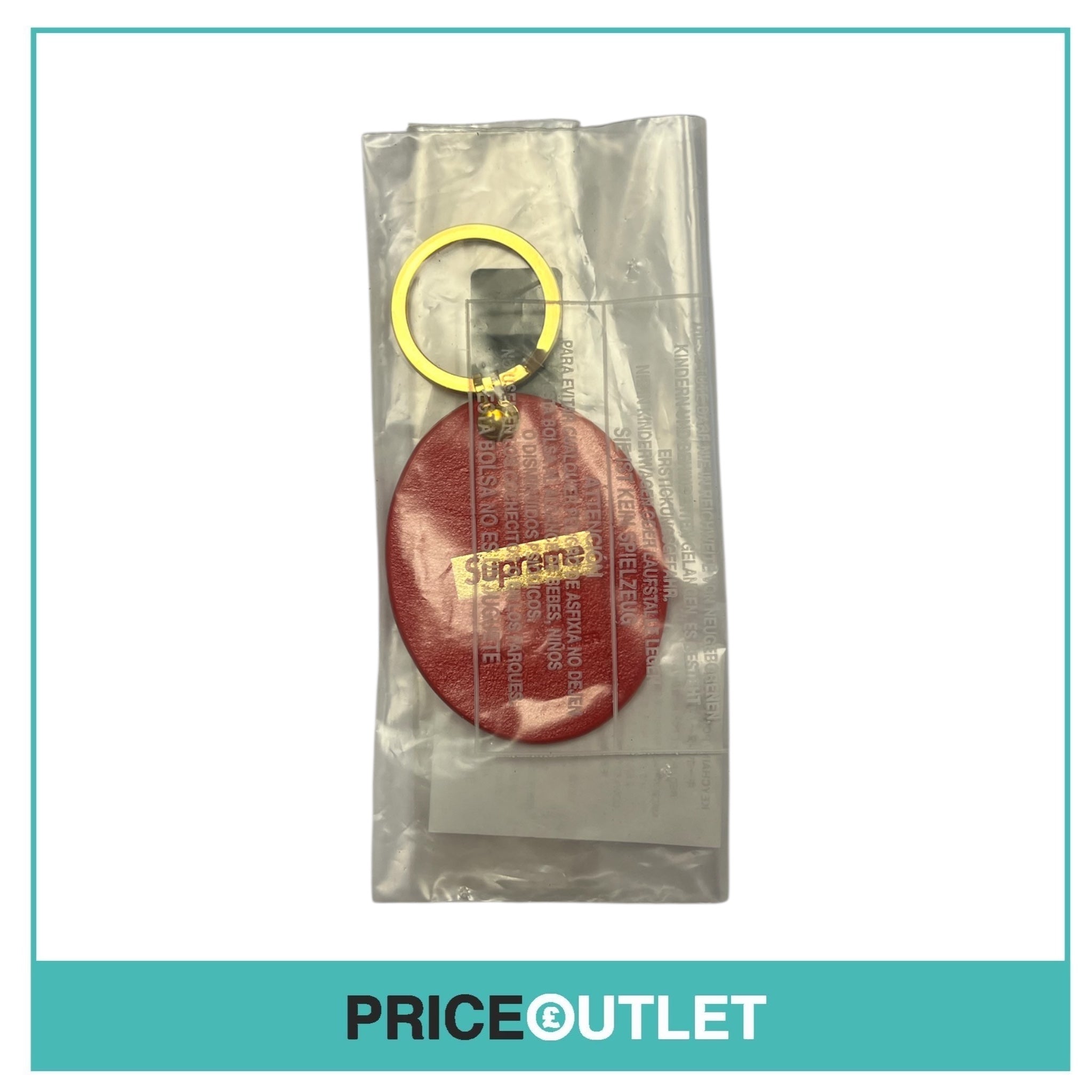 Supreme - Guadalupe Leather Keychain - BRAND NEW & SEALED