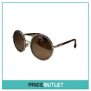 Round Silver & Tortoiseshell Effect Sunglasses