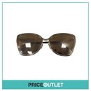 Reflective Sunglasses With Rose Gold Plated Lens