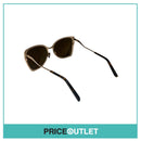 Reflective Sunglasses With Rose Gold Plated Lens