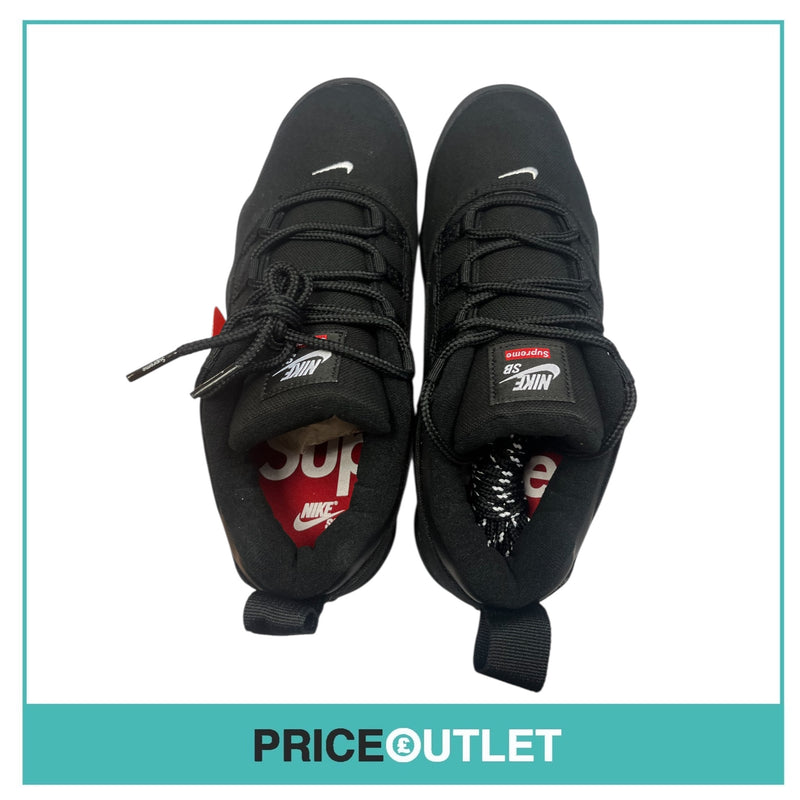 Nike - SB Darwin Low - Supreme - Black - Size UK 7.5 - BRAND NEW WITH TAGS