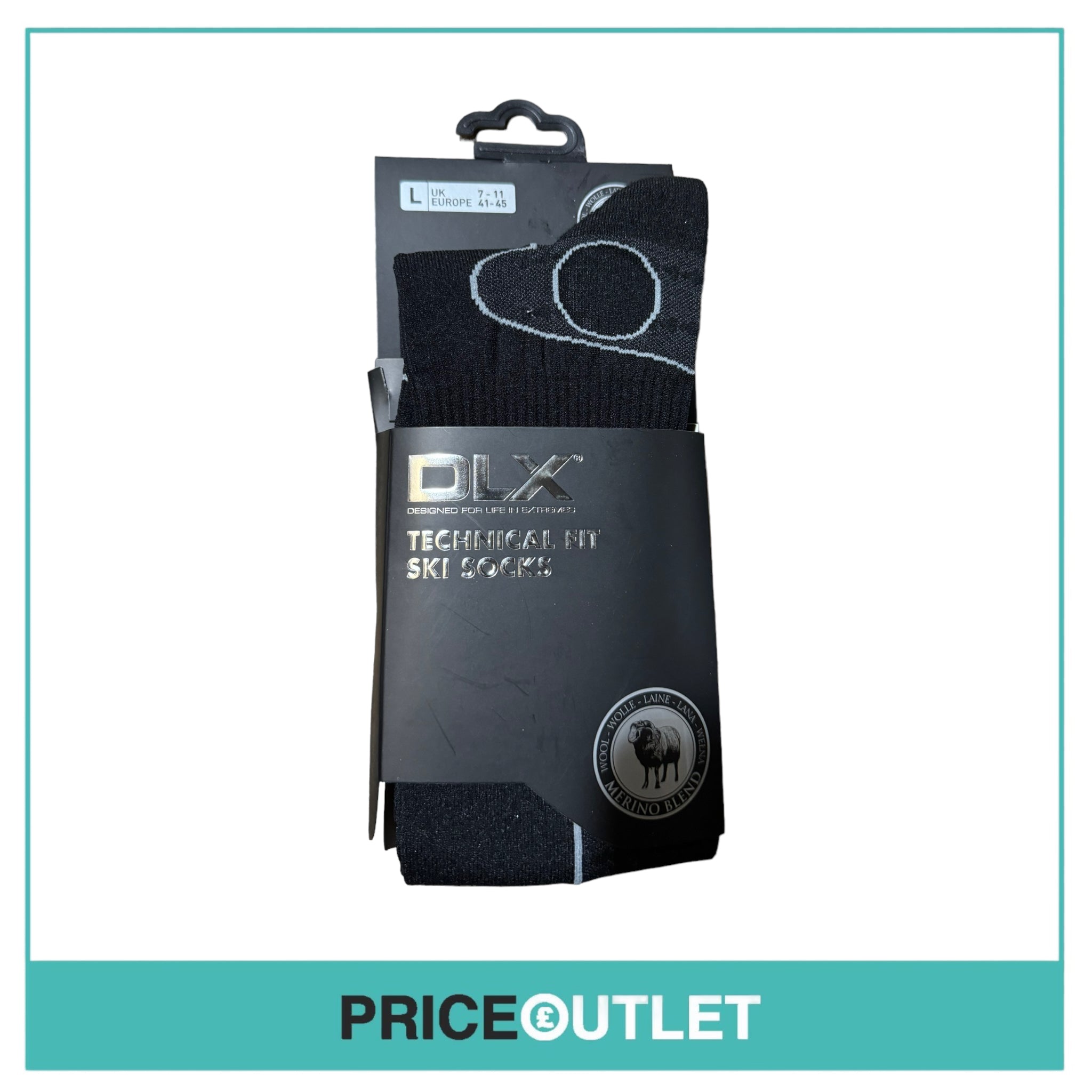 DLX Technical Fit Ski Socks - BRAND NEW IN PACKAGING