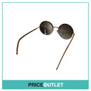 Round Sunglasses With Tortoiseshell Print & Gold Detail