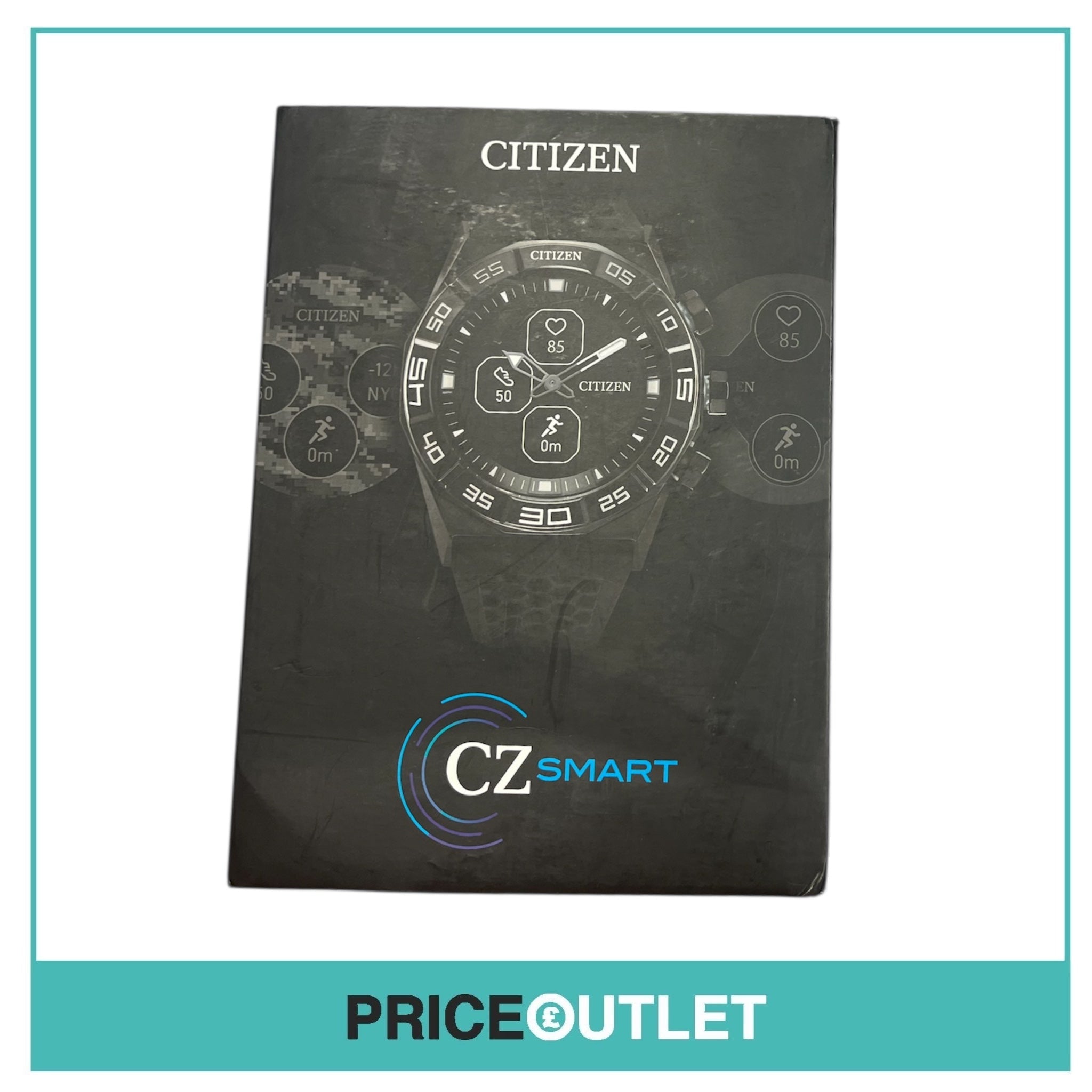 Citizen - CZ SmartWatch - Black Silicone Strap SmartWatch (Slight Damage)